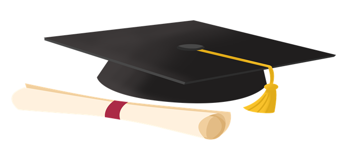 摄图网_401176541_学士帽和毕业证书（企业商用）.png