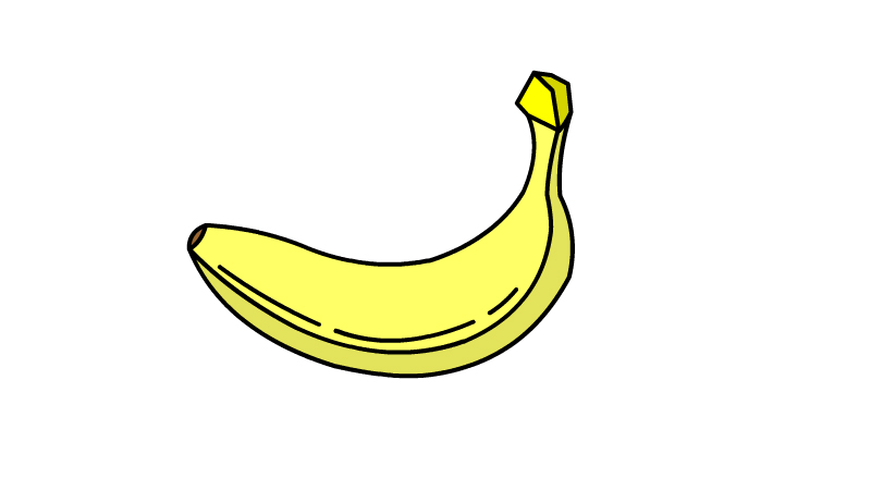 一根香蕉的画法 一根香蕉怎么画