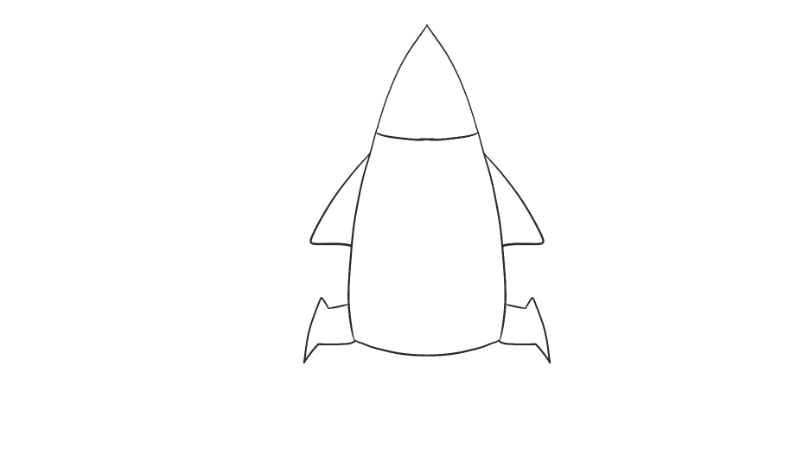 67可愛的火箭簡筆畫 67可愛的火箭簡筆畫怎麼畫-養娃家