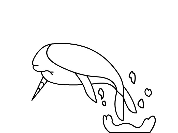 大鱼海棠鲲简笔画图片