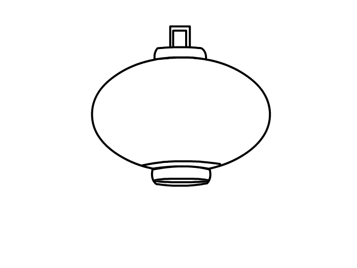 简易小灯笼简单图片