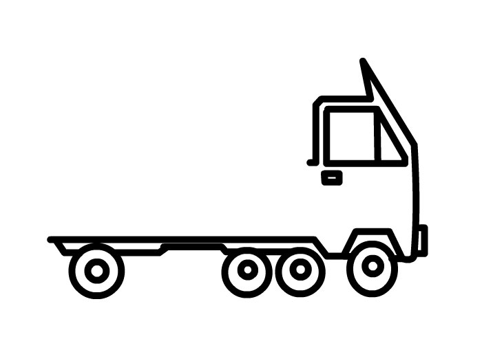 大货车怎么画 ,大货车简单画法, 大货车简笔画