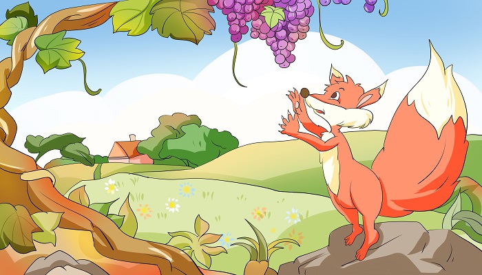 狐狸和葡萄高清图片
