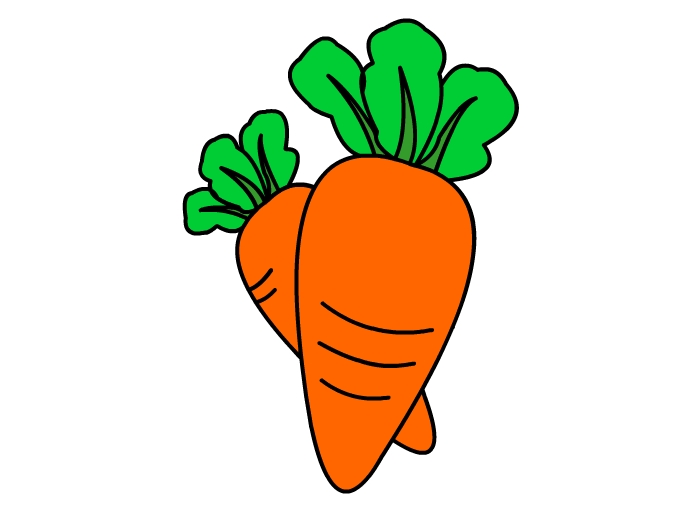 红萝卜的画法图片