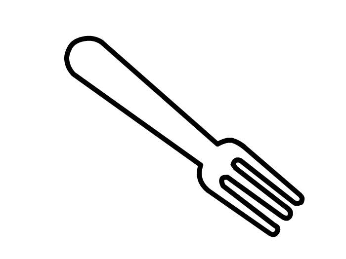筷子简笔画叉子图片