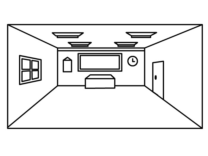 怎么画教室 教室的画法