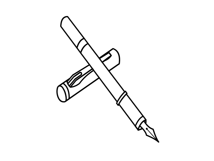 钢笔怎么画简单又漂亮