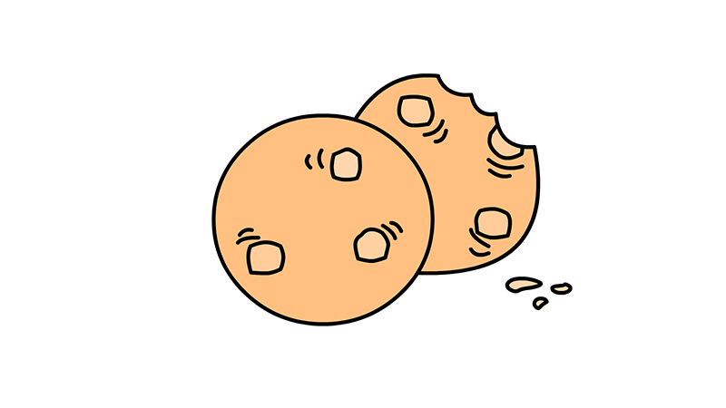 红豆饼简笔画图片