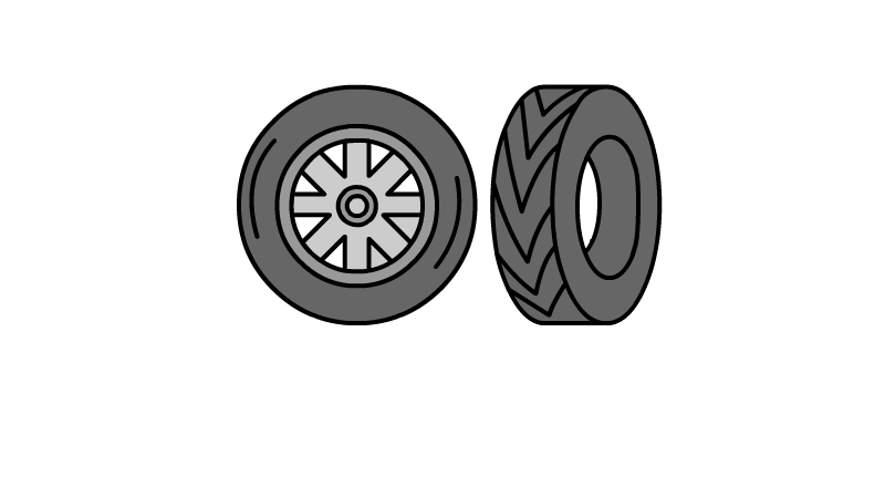 轮胎怎么画 轮胎简笔画 汽车轮胎怎么画